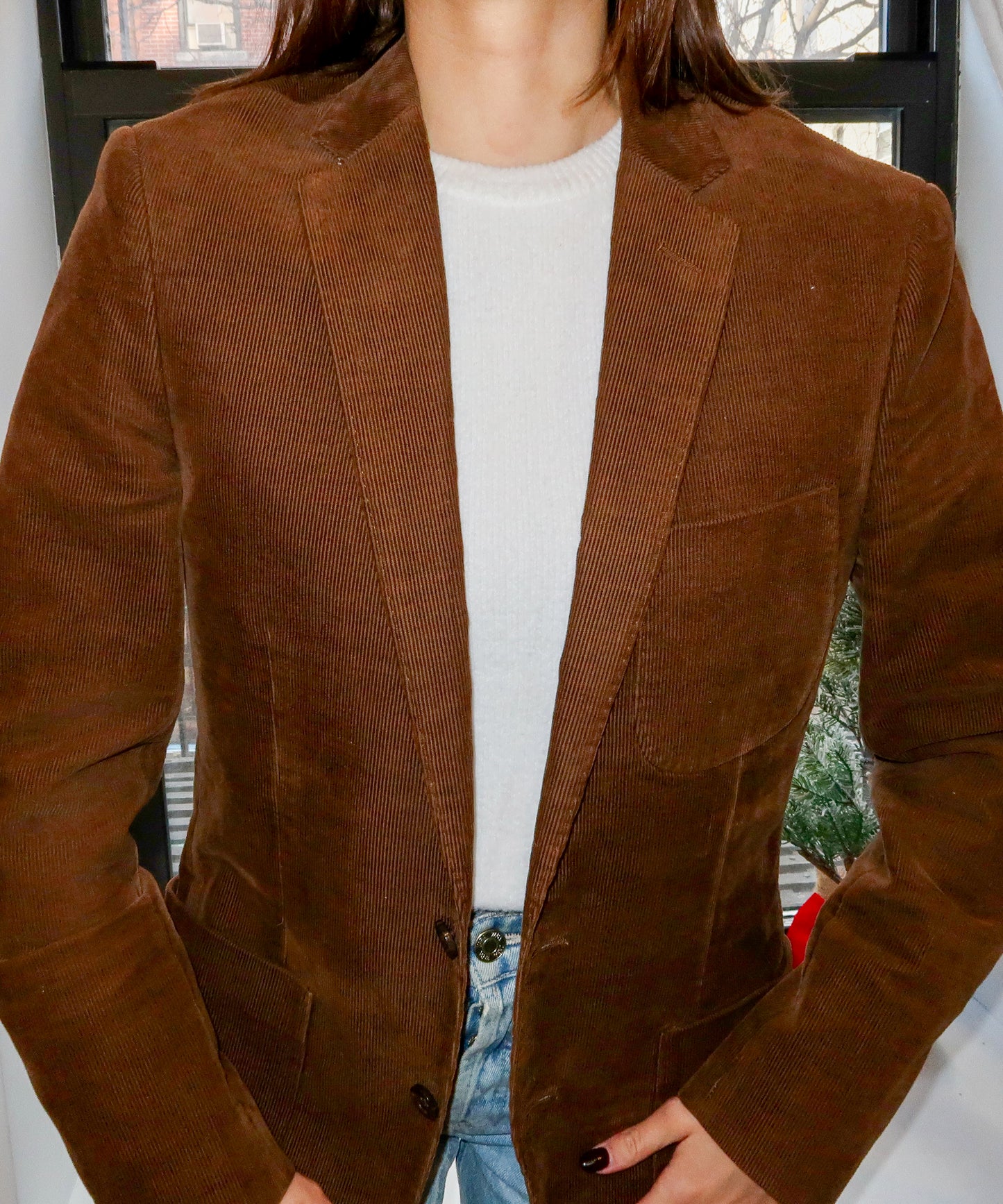 J.Crew Corduroy Brown Blazer