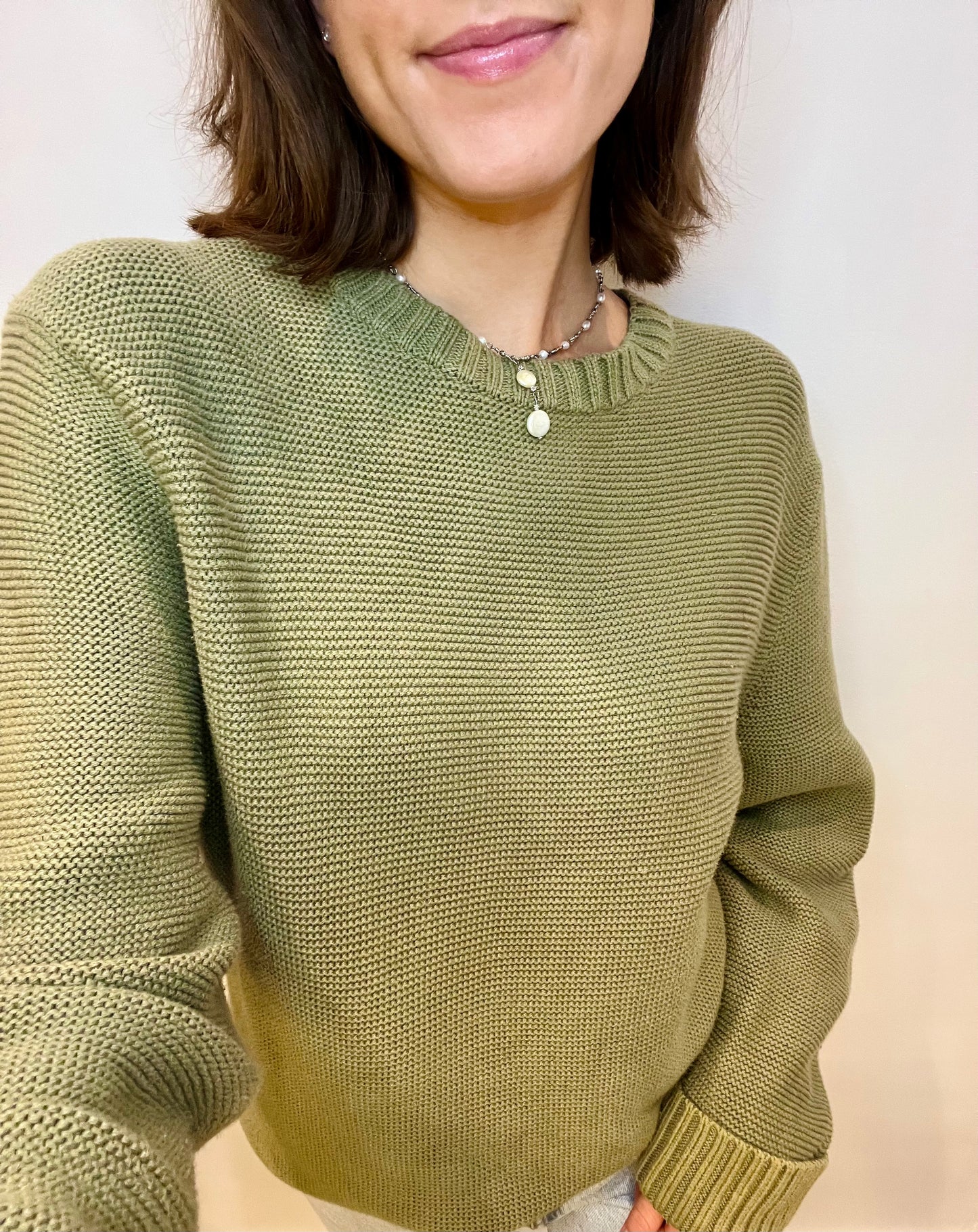 J.Crew Green Sweater