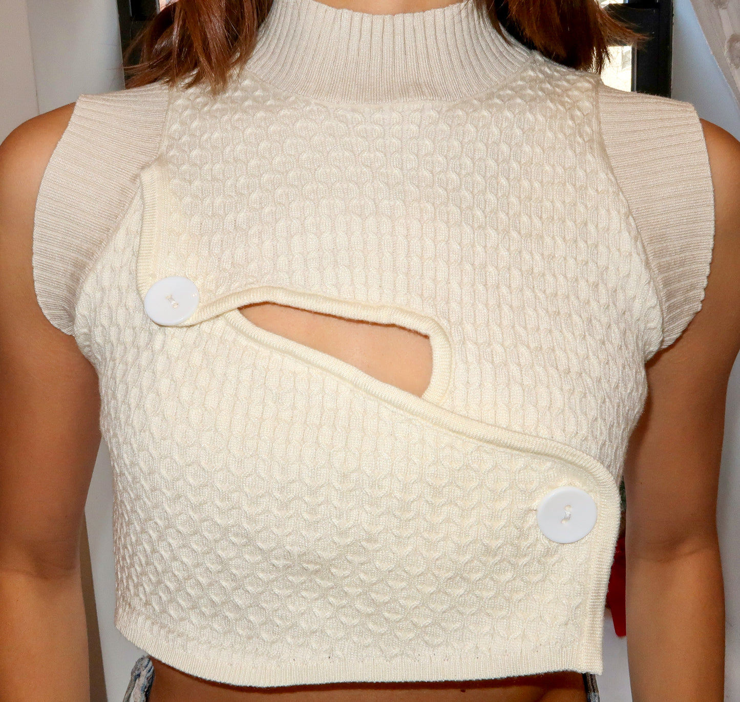 Cropped Turtleneck