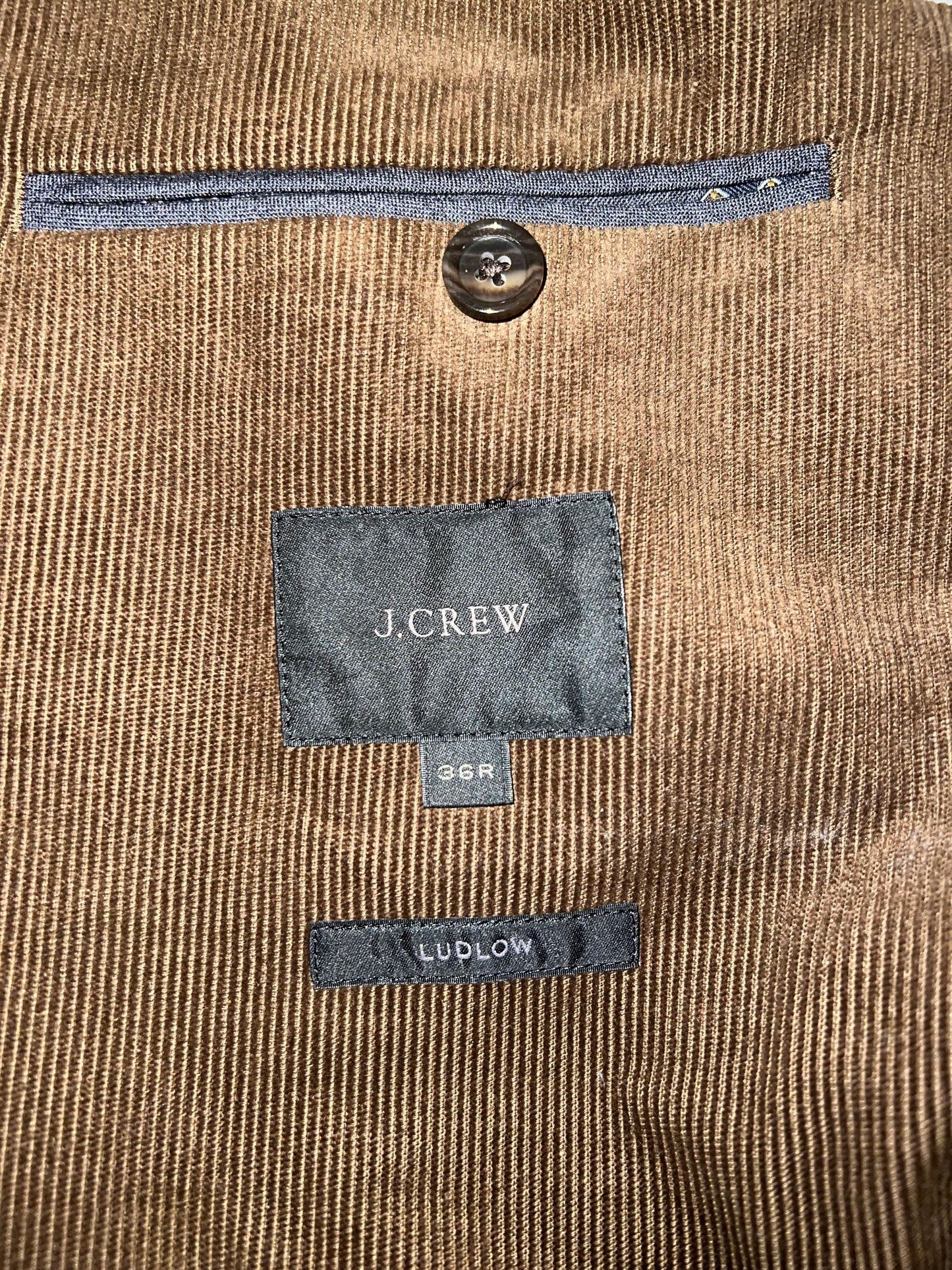 J.Crew Corduroy Brown Blazer